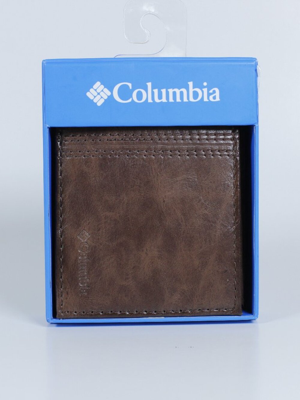 Original Columbia Wallet – Genuine Brown Leather –‎ New in Box – Bifold Style